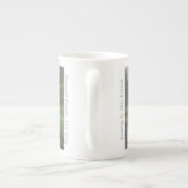 上がるMusquashの河口の潮-骨灰磁器のマグ ボーンチャイナマグカップ (裏面)