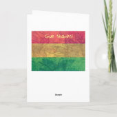 上がれ！ハッピーアースストロング サンキューカード (裏面)