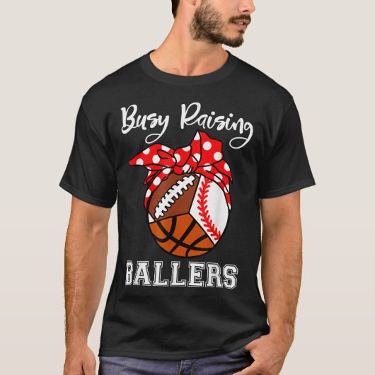 上げ忙し球団おもしろい野球サッカー場 Tシャツ (正面)