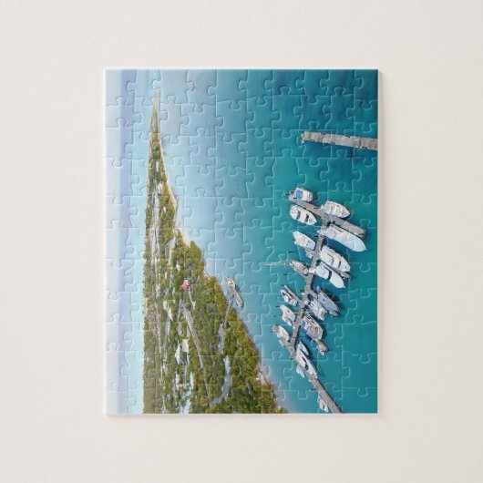 上でからのトルコ人そしてCaicos ジグソーパズル (縦)