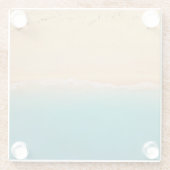 上でからの海岸線 ガラスコースター (裏面)