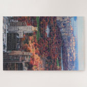 上でからの眺め: セントラル・パーク01の秋 ジグソーパズル (横)