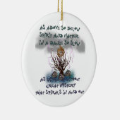 上でとしてそう次 セラミックオーナメント (右)