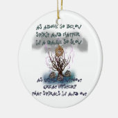 上でとしてそう次 セラミックオーナメント (左)