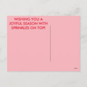 上で振りかけます! シーズンポストカード (裏面)