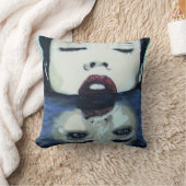 「上と同じように、下絵を描も同じように クッション (ブランケット)