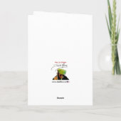 「上と同じように、下絵を描も同じように サンキューカード (裏面)