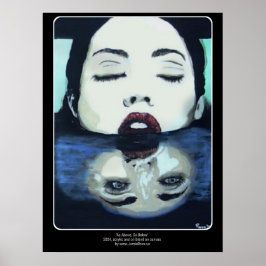 「上と同じように、下絵を描も同じように ポスター