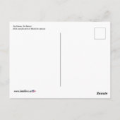 「上と同じように、下絵を描も同じように ポストカード (裏面)