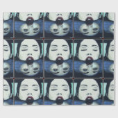 「上と同じように、下絵を描も同じように ラッピングペーパー (フラット)