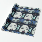 「上と同じように、下絵を描も同じように ラッピングペーパー (アンロールド)