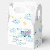 上と紫の遠くに飛行機の好意ボックス フェイバーボックス (オープン)