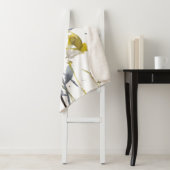 上にあられる花-水彩画の花及び茎 シェルパブランケット (インサイチュ)