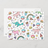 上にかわいらし振りかけてください ポストカード (正面/裏面)