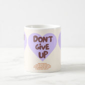 上にせ与えない/希望/イエス/マグカップ/信仰 コーヒーマグカップ (中央)