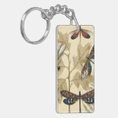 上にカラフル浮いているトンボ葉リ キーホルダー (正面左)