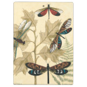 上にカラフル浮いているトンボ葉リ クリップボード (裏面)