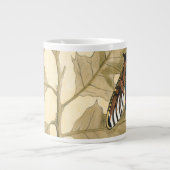 上にカラフル浮いているトンボ葉リ ジャンボコーヒーマグカップ (正面)