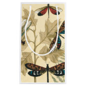 上にカラフル浮いているトンボ葉リ スモールペーパーバッグ (正面)