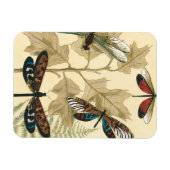 上にカラフル浮いているトンボ葉リ マグネット (横)