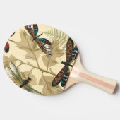上にカラフル浮いているトンボ葉リ 卓球ラケット (横)