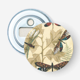 上にカラフル浮いているトンボ葉リ 栓抜き