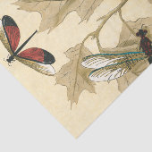 上にカラフル浮いているトンボ葉リ 薄葉紙 (詳細)