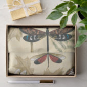 上にカラフル浮いているトンボ葉リ 薄葉紙 (ギフト)