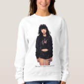 上に上がって、最初に自分自身を愛しなさい。 スウェットシャツ (正面)