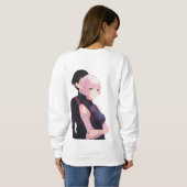 上に上がって、最初に自分自身を愛しなさい。 スウェットシャツ (裏面フル)