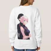 上に上がって、最初に自分自身を愛しなさい。 スウェットシャツ (裏面)