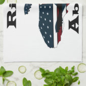 上に上がる キッチンタオル (折り畳み)