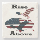 上に上がる ストーンコースター (正面)