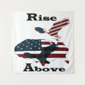 上に上がる タペストリー (正面(横))