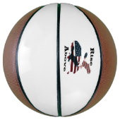 上に上がる バスケットボール (縦)