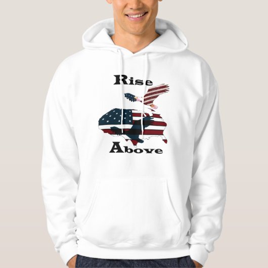 上に上がる パーカ (正面)