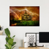 上に上がる ポスター (ホームオフィス)