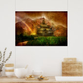 上に上がる ポスター (キッチン)