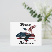 上に上がる ポストカード (スタンド正面)