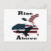 上に上がる ポストカード (正面)