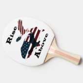 上に上がる 卓球ラケット (横)