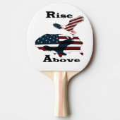 上に上がる 卓球ラケット (正面)