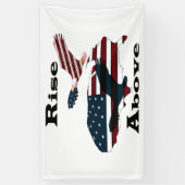 上に上がる 横断幕 (縦)