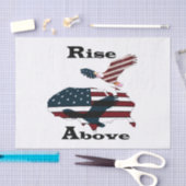 上に上がる 薄葉紙 (クラフト)