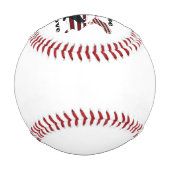 上に上がる 野球ボール (裏面)