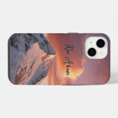 上に上がる iPhoneケース (裏面横)