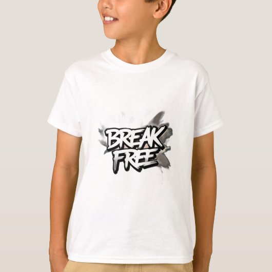 上に上がる Tシャツ (正面)