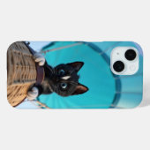 上に上に上に猫遠くにのフェリーニと Case-Mate iPhoneケース (裏面 (横))