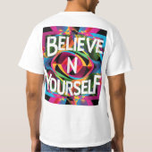 上に上信じる Tシャツ (裏面)