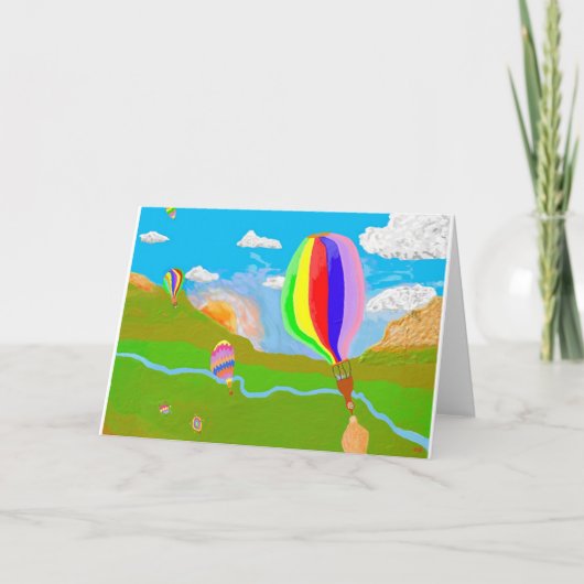 上に上遠くにがって カード (正面)